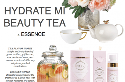 miyu beauty flower fresh Flower Fresh Inside and Out: MIYU Beauty Offers a Little Luxury Through Tea - EAT LOVE SAVOR International Luxury Lifestyle Magazine