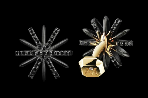 Black Diamond Snowflake Cufflinks for He or She 12 alexandra mor black diamond cufflinks Black Diamond Snowflake Cufflinks for He or She - EAT LOVE SAVOR International Luxury Lifestyle Magazine