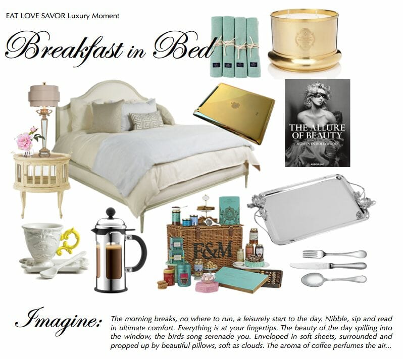 breakfast in bed Luxury Moment: A Leisurely Breakfast in Bed - EAT LOVE SAVOR International Luxury Lifestyle Magazine