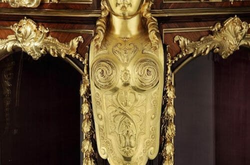 8563 Vienna Exhibition Cabinet by Gueret Freres close up Why Pick Me? 5 Reasons to Take Home an Antique - EAT LOVE SAVOR International luxury lifestyle magazine and bookazines