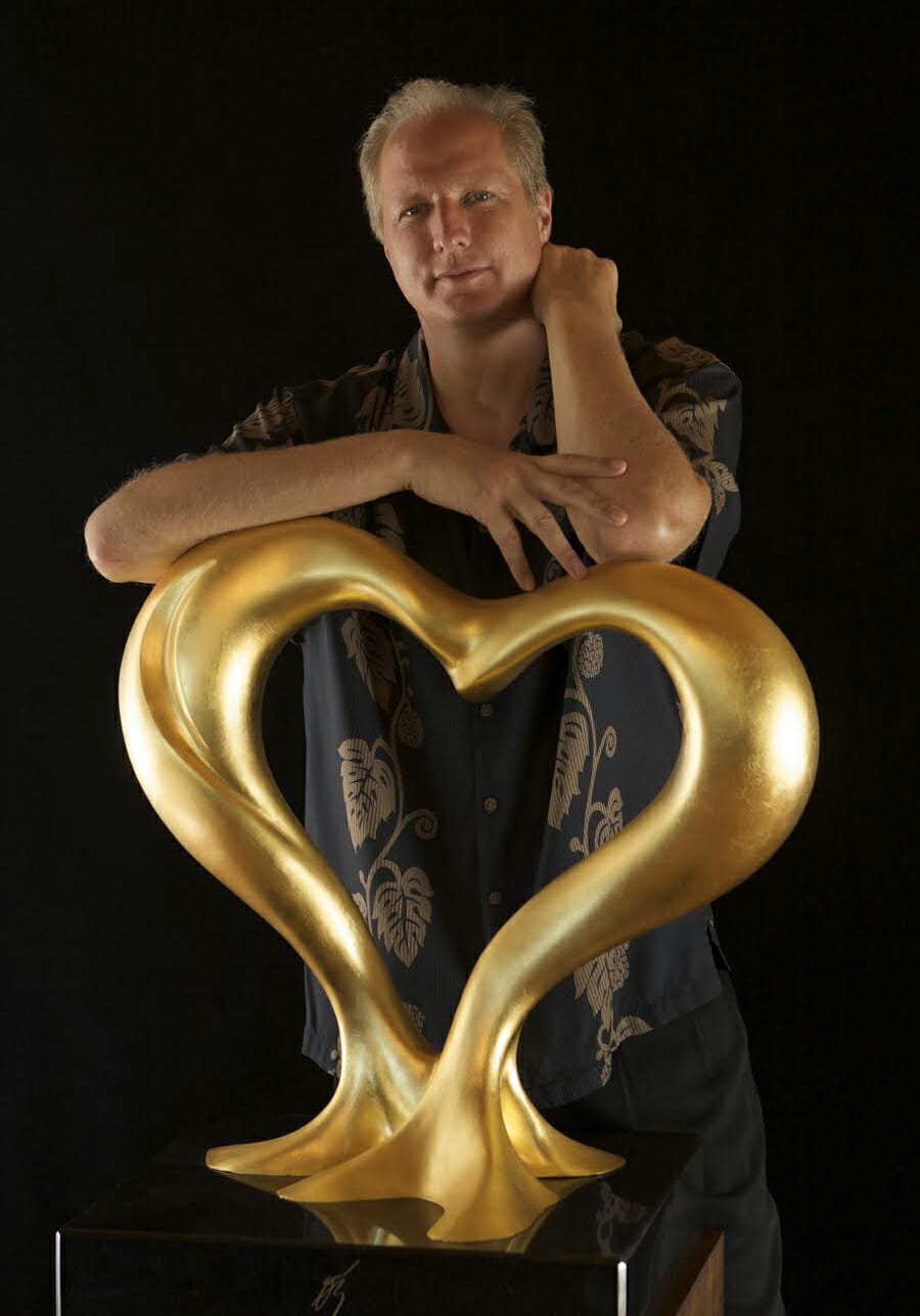 Spar Street with his The Heart of Peace Behind the Brush: Interview with Artist Spar Street - EAT LOVE SAVOR International Luxury Lifestyle Magazine