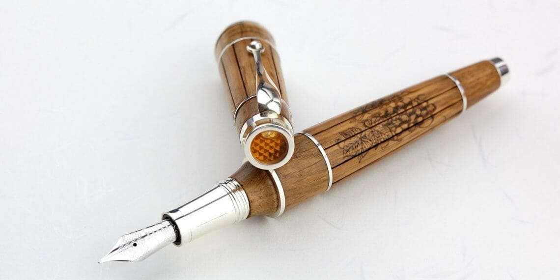 cognac pen 0761 01 1 e1470915592786 1336x668 c default World's Oldest Cognac Enclosed in Limited Edition Montegrappa Fountain Pen - EAT LOVE SAVOR International Luxury Lifestyle Magazine