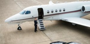 Champagne Experience Heightened in Luxury Jet