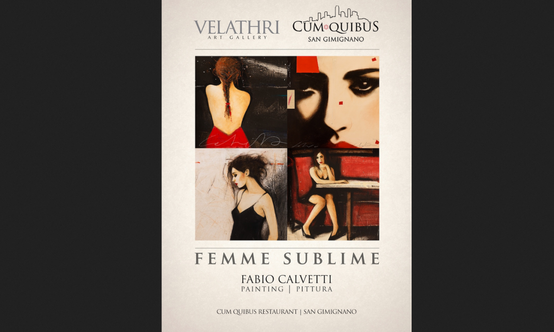 femme sublime cum quibus at exhibition Velathri Art Gallery and Cum Quibus Restaurant combine culinary and contemporary art - EAT LOVE SAVOR International luxury lifestyle magazine and bookazines