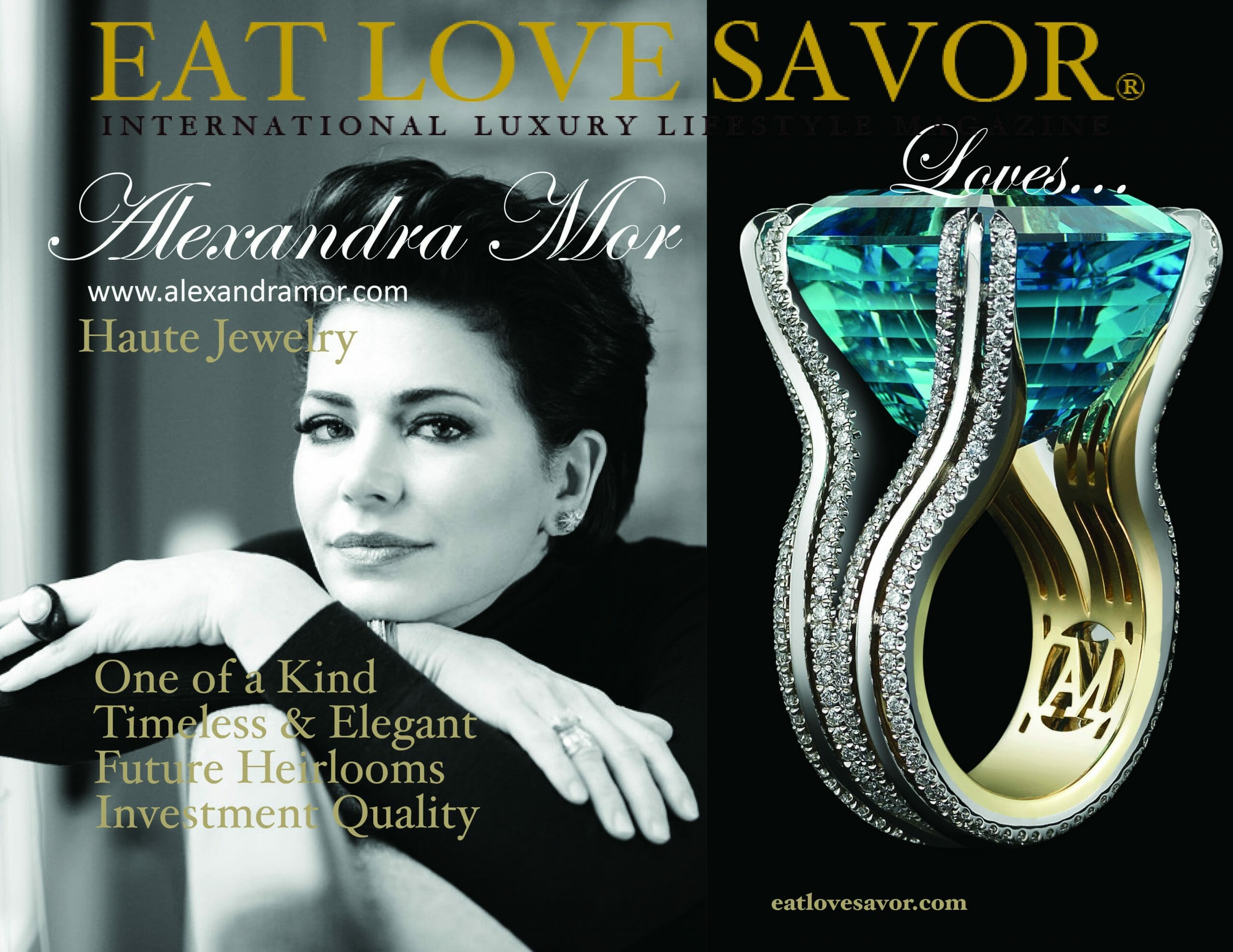 luxury lifestyle magazine - eat love savor