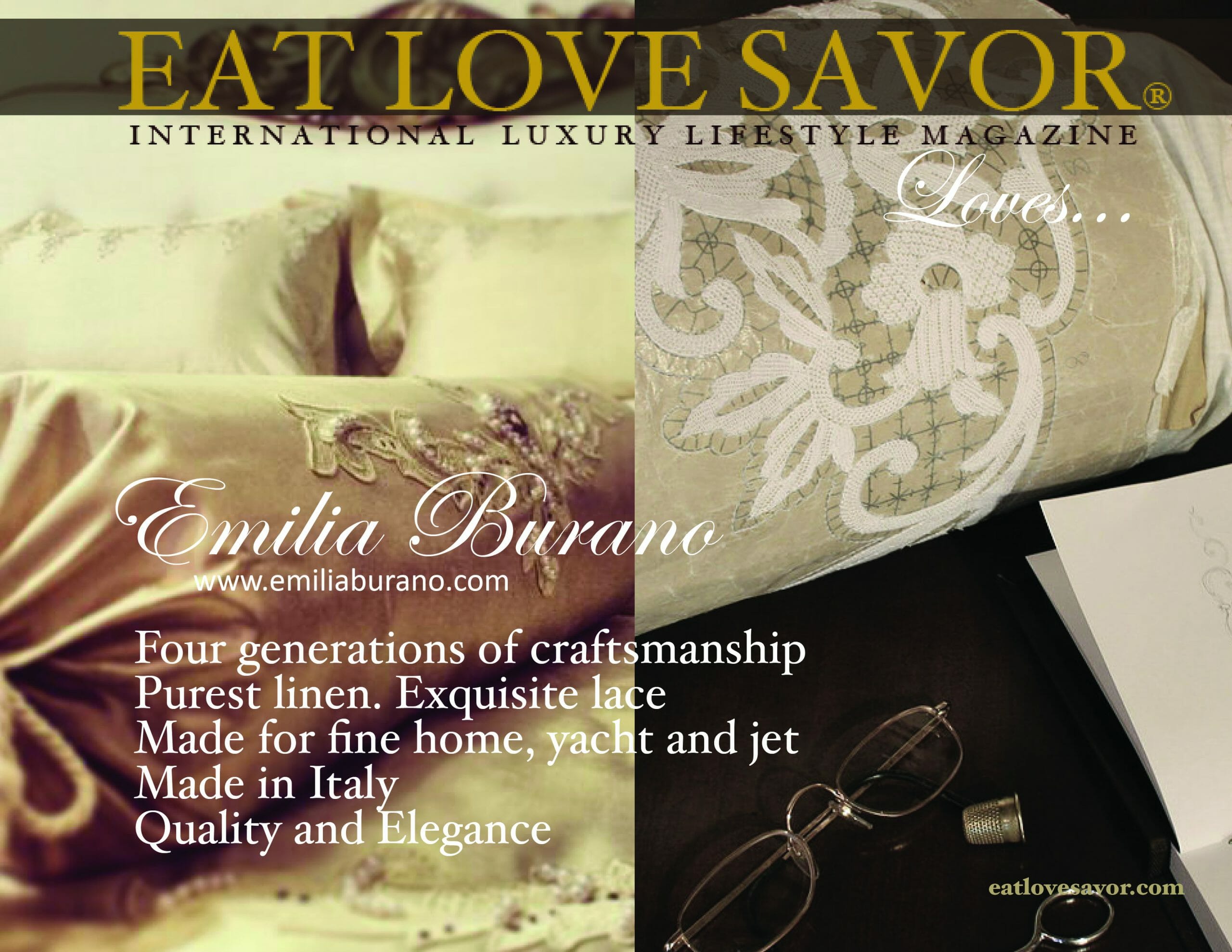 luxury lifestyle magazine - eat love savor