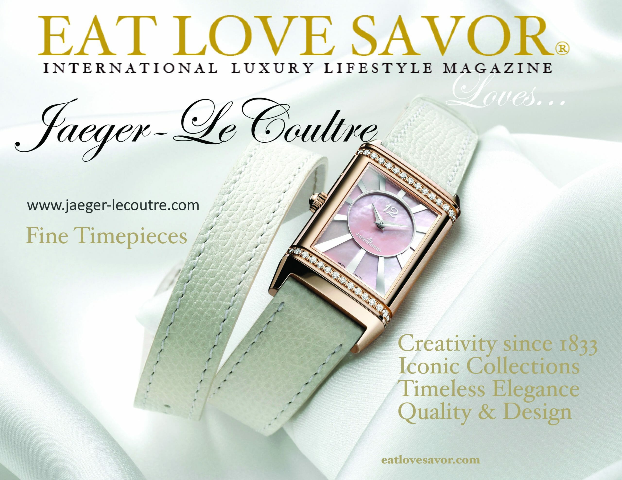 luxury lifestyle magazine - eat love savor