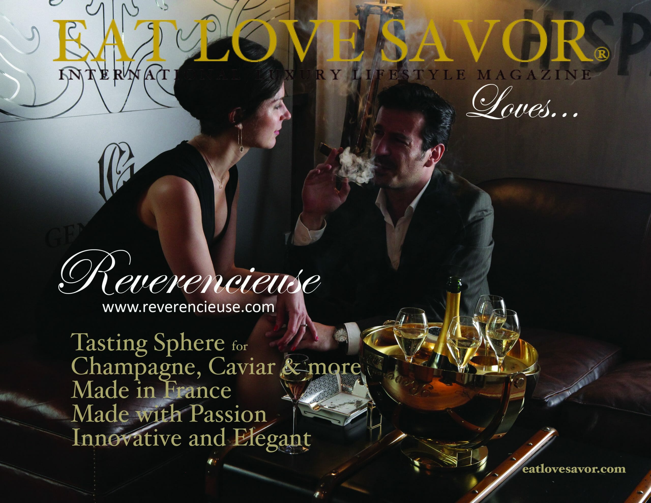 luxury lifestyle magazine - eat love savor