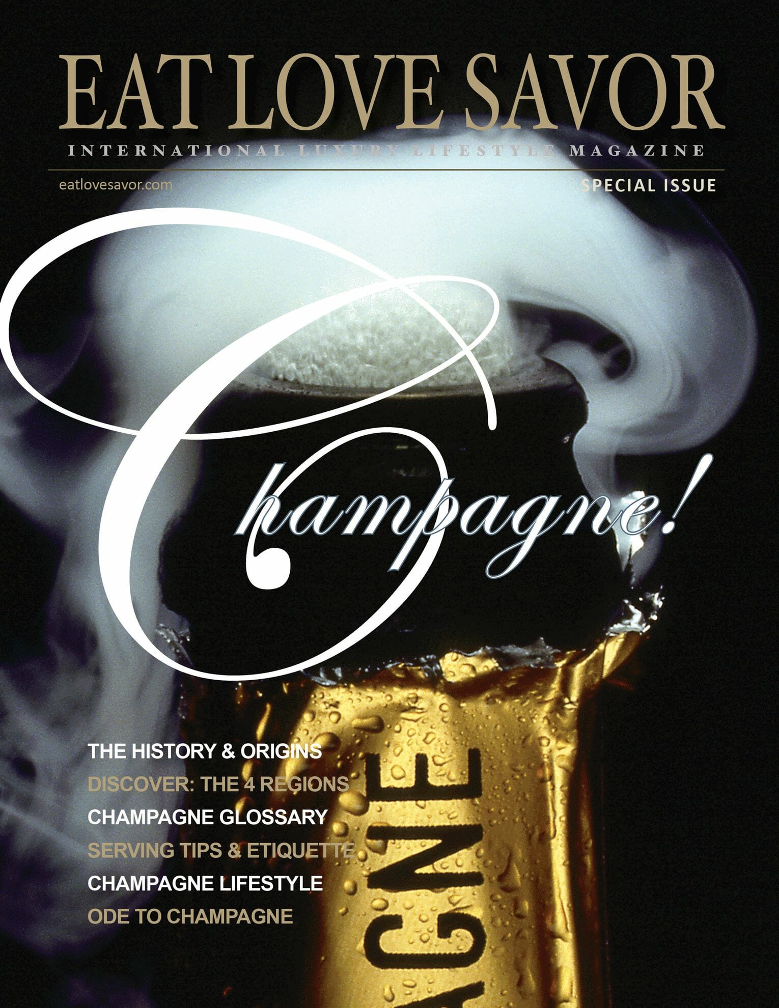eat love savor international luxury lifestyle magazine and bookazine