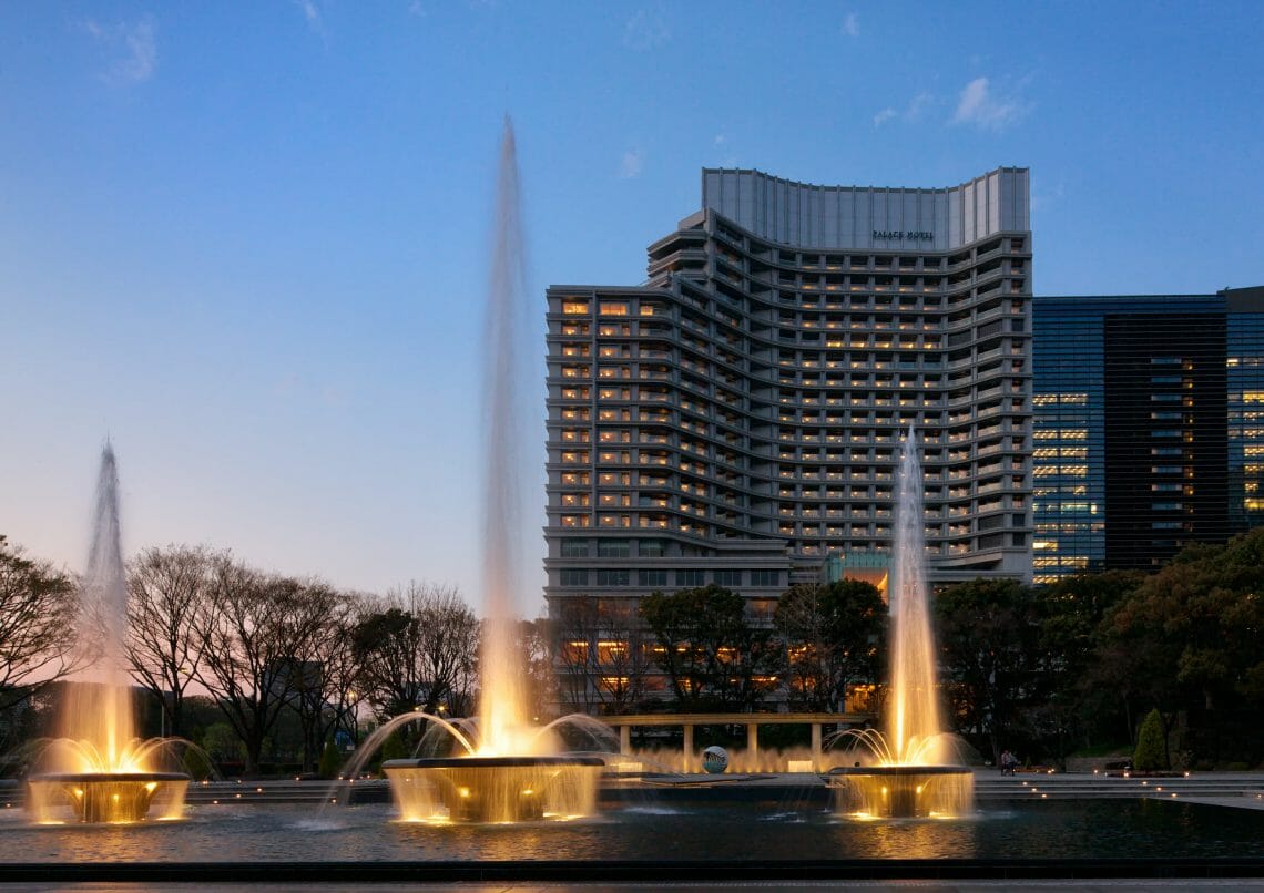 Palace Hotel Tokyo Wadakura Fountain Park at Night Chef Alain Ducasse To Debut New Restaurant at Palace Hotel Tokyo - EAT LOVE SAVOR International Luxury Lifestyle Magazine