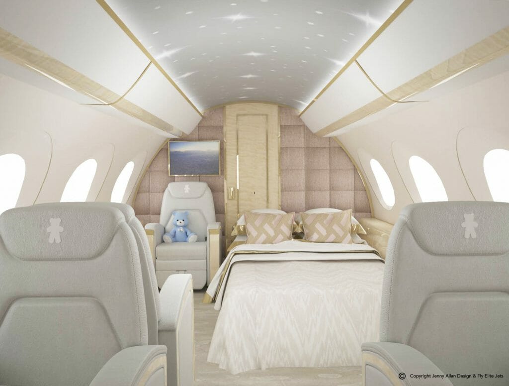 Private Jet Design - The World’s First, Flying Nursery - eat love savor luxury lifestyle magazine