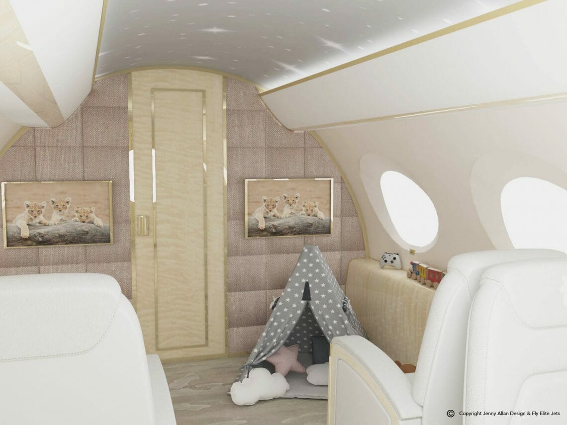 3 Nursery Jet G650 Toy Wigwam1 The World's First Flying Nursery: The height of luxury for UHNW clients families - EAT LOVE SAVOR International Luxury Lifestyle Magazine