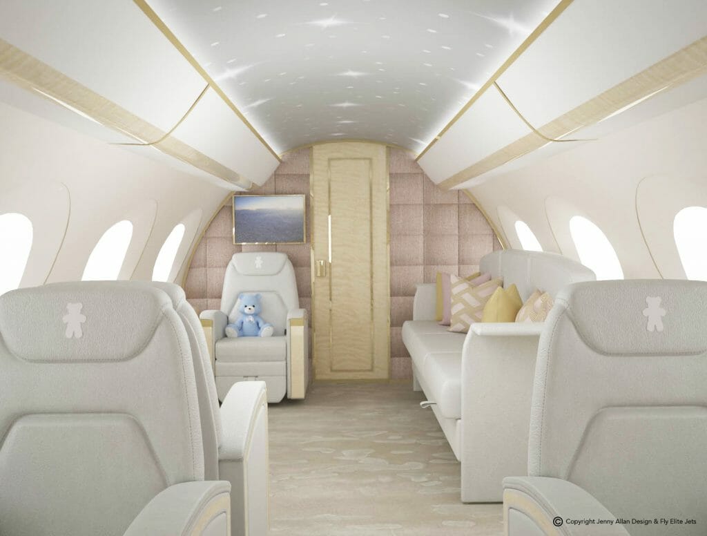 Private Jet Design - The World’s First, Flying Nursery - eat love savor luxury lifestyle magazine