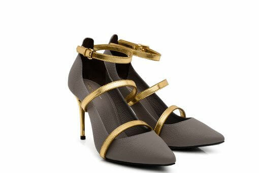 Catwalk in Grey with Gold Discover: Native Dubai Leather Goods - EAT LOVE SAVOR International luxury lifestyle magazine and bookazines