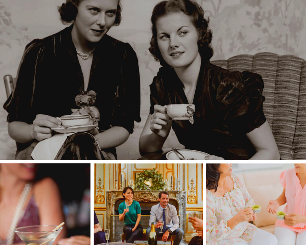 the art of conversation 1 article photo Collage How The Art of Conversation Can Improve Your Life: The Secrets to Successful Communication - EAT LOVE SAVOR International Luxury Lifestyle Magazine