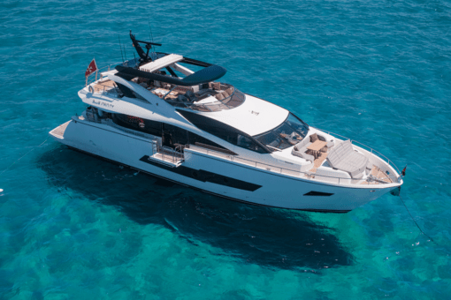 Blue Infinity 1 Pioneering new co-ownership platform, Meros, launches to bring Sunseeker ownership to an emerging new market of sharing economy customers - EAT LOVE SAVOR International Luxury Lifestyle Magazine