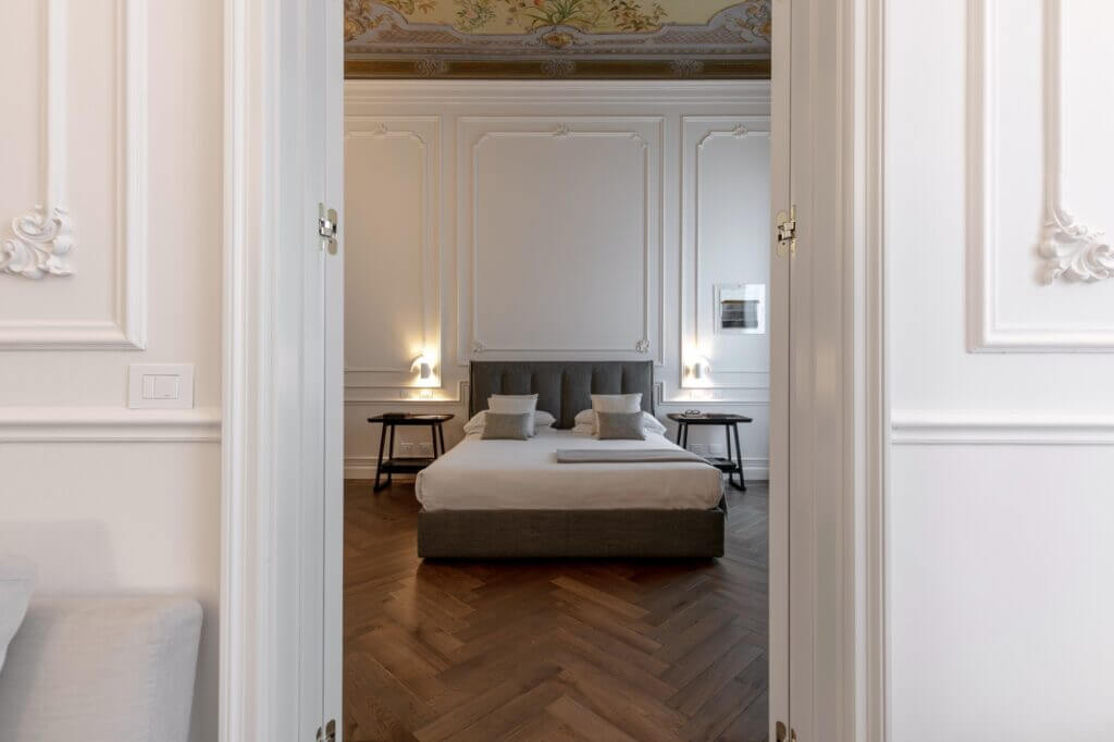 Dimora Palanca Master suite Entrance Discover DIMORA PALANCA, 5 Star Hotel in Florence Celebrating Italian Culture and Lifestyle - EAT LOVE SAVOR International Luxury Lifestyle Magazine
