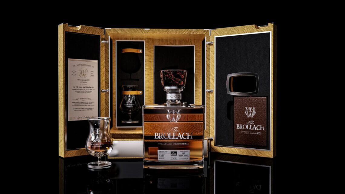 The Brollach Box Open 2 Discover Limited Edition 20-Year Brollach Single-Malt Irish Whisky - EAT LOVE SAVOR International Luxury Lifestyle Magazine