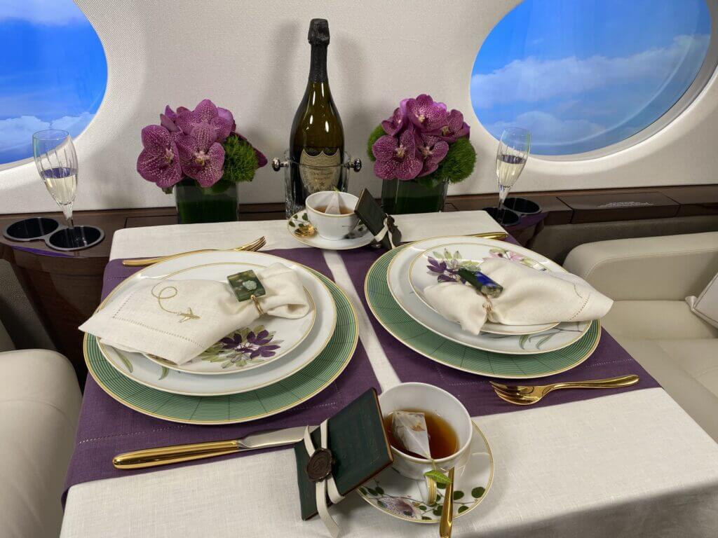 international jet interiors 2 International Jet Interiors X SFERRA Summer Soiree at 40,000 Feet - EAT LOVE SAVOR International Luxury Lifestyle Magazine