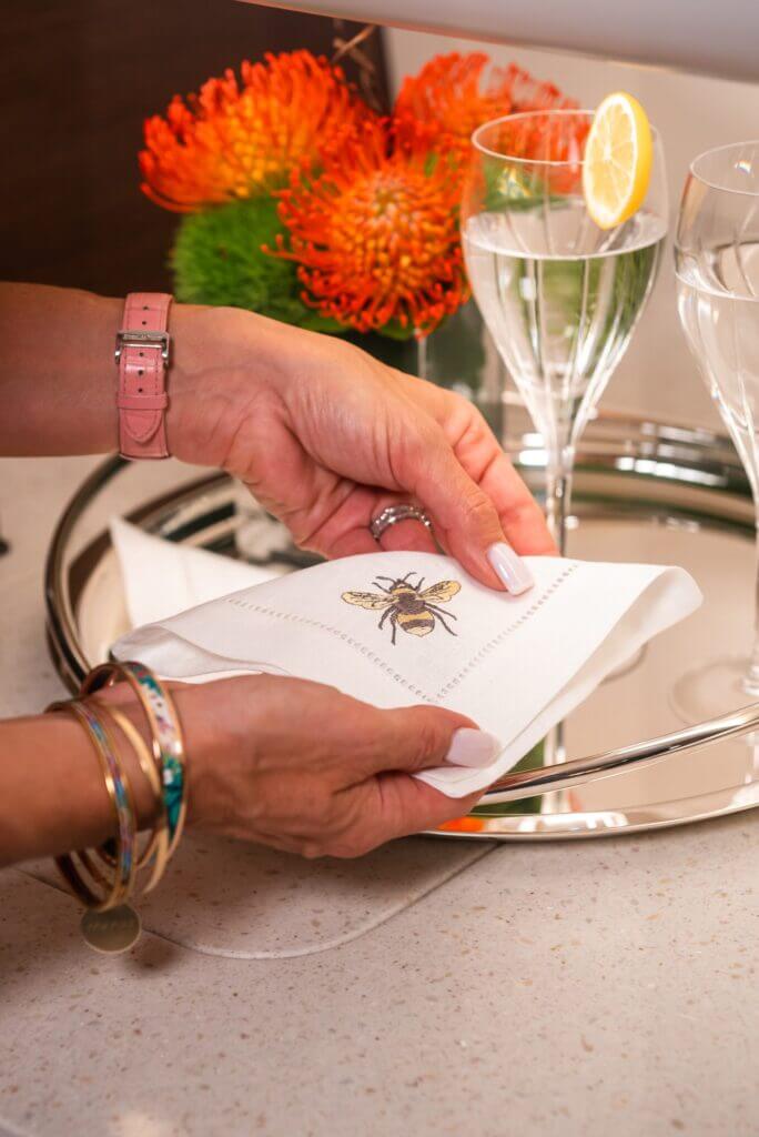 international jet interiors bee International Jet Interiors X SFERRA Summer Soiree at 40,000 Feet - EAT LOVE SAVOR International Luxury Lifestyle Magazine